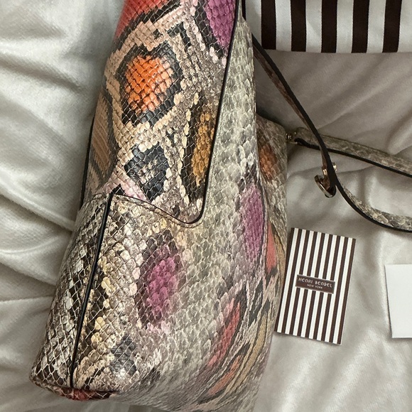 Henri Bendel Multicolor Snake-Print Leather Crossbody Bag ( Full Inclusion) - Picture 9 of 11